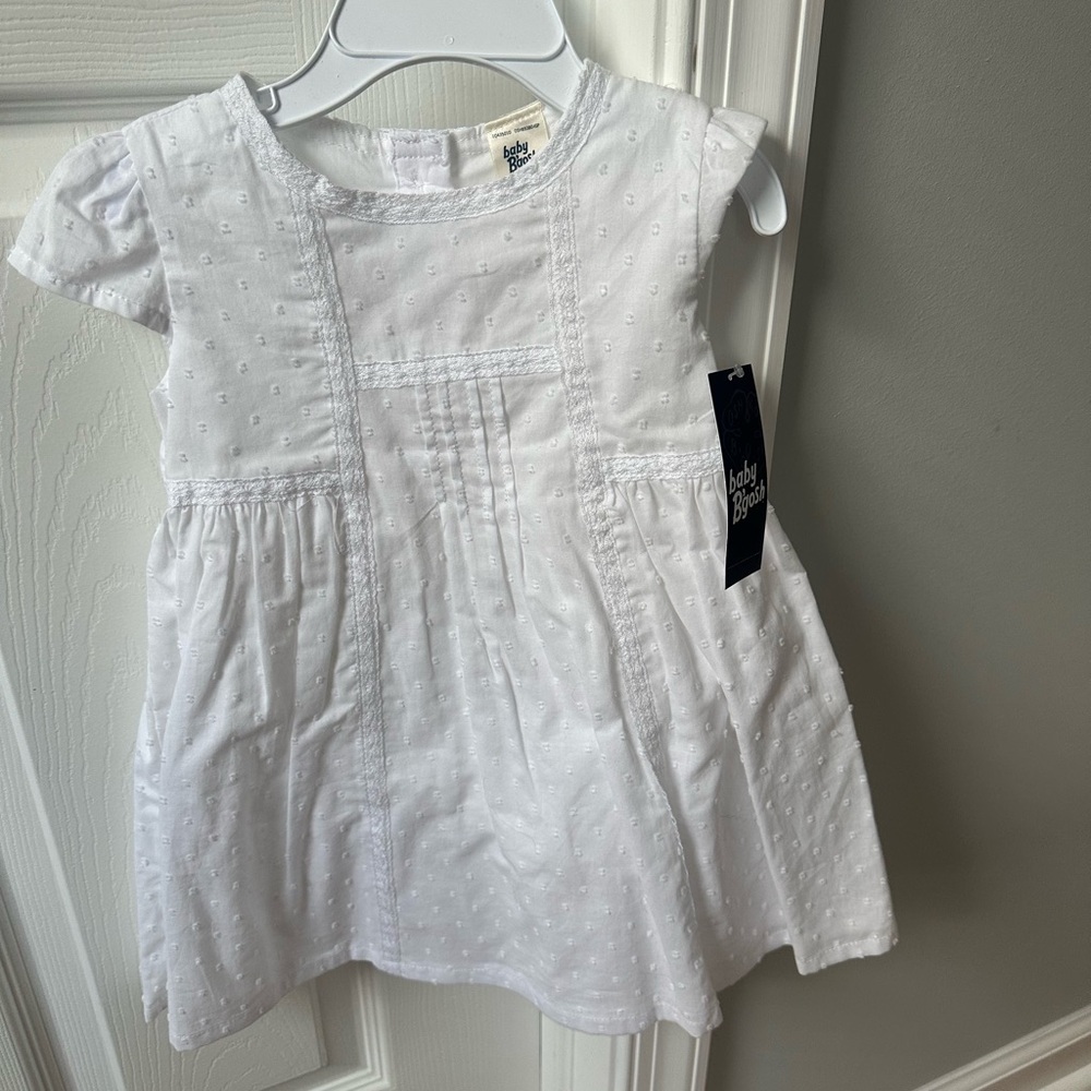 OshKosh B'gosh White Textured Baby Dress